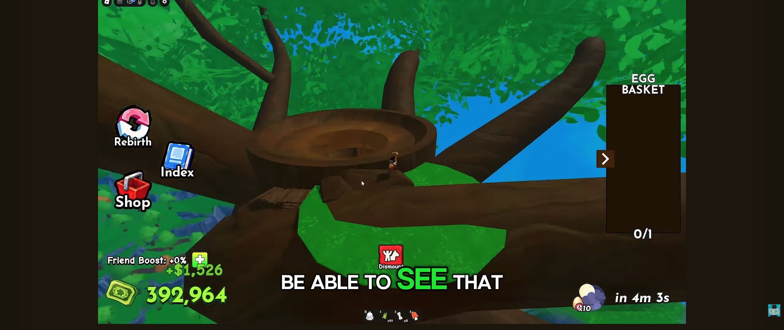 Giant Tree search area used for Blackhole and Cherub hunts